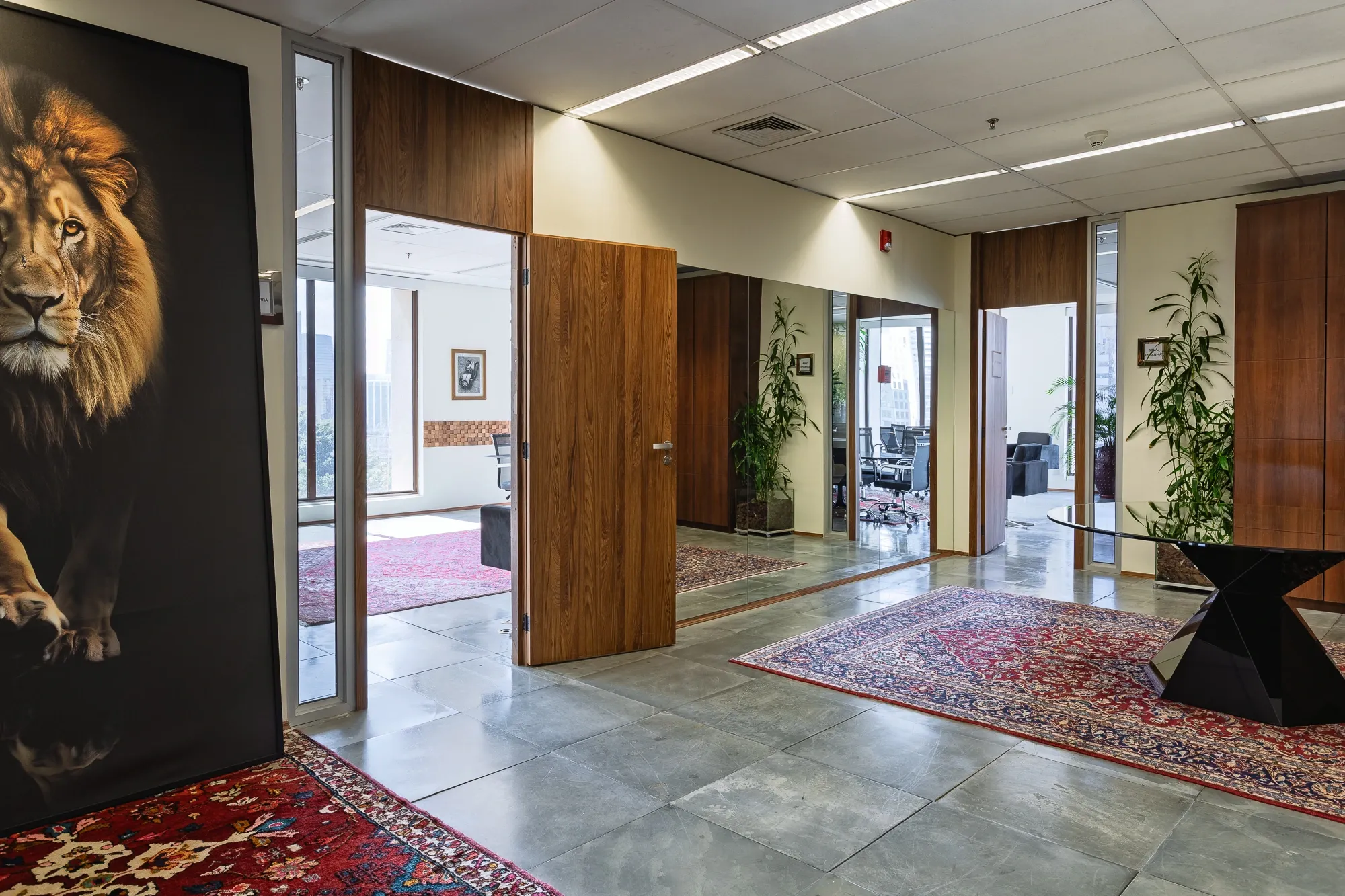 Foyer e recepção do Espaço Cidade Jardim